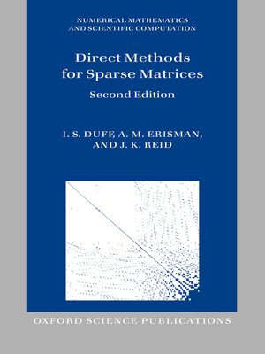 cover image of Direct Methods for Sparse Matrices